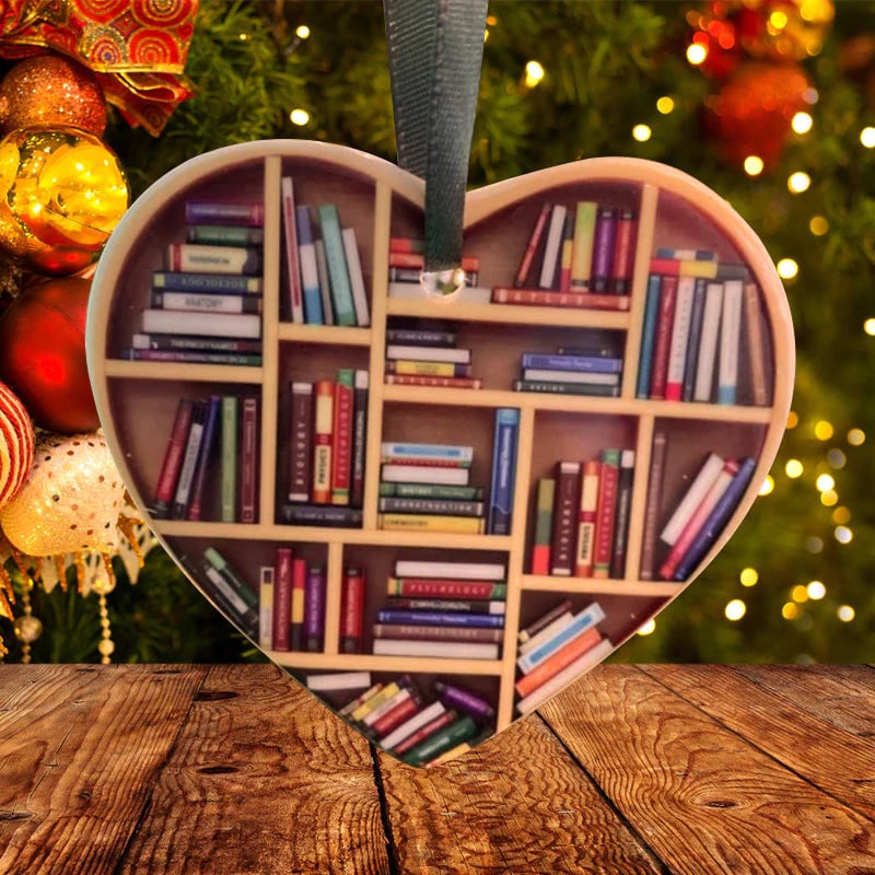 LiteraryHeart - Buchliebhaber Herz Ornament | 1+1 GRATIS