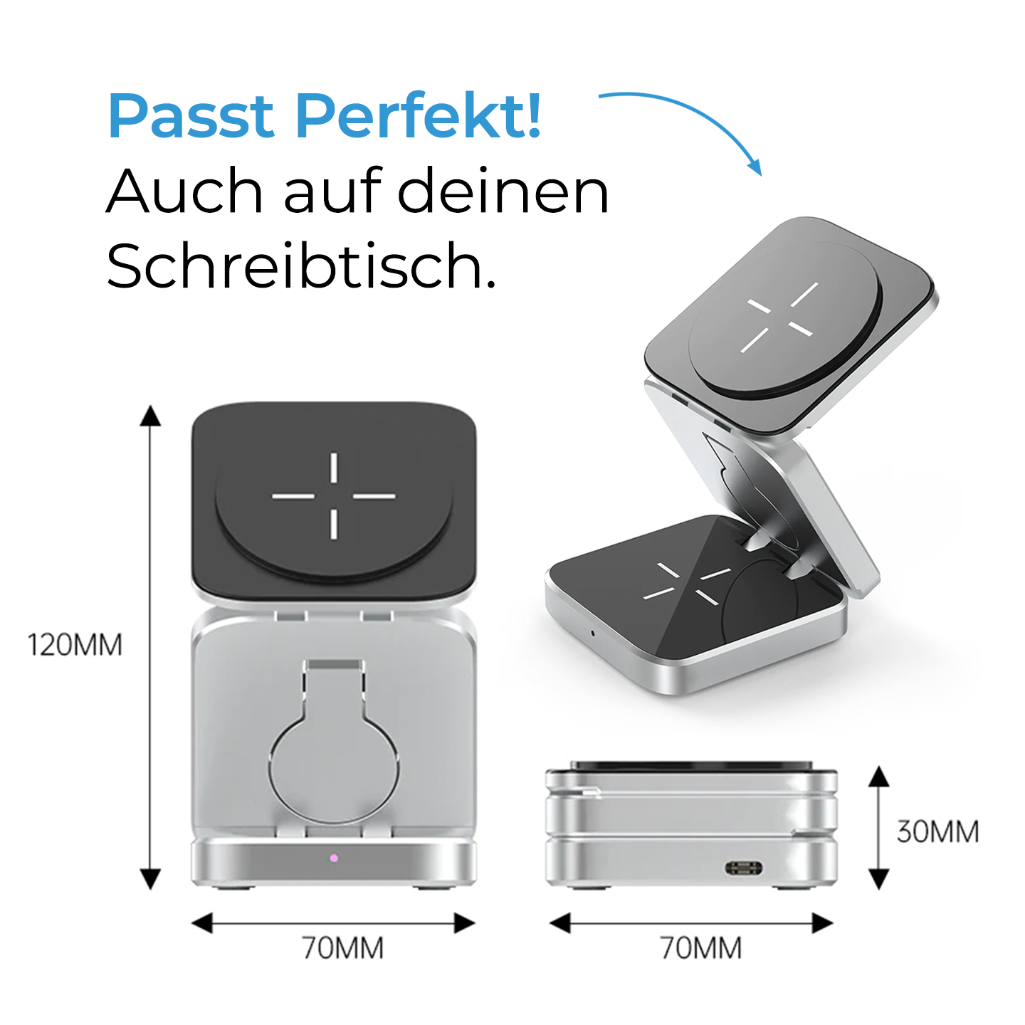 FoldPack™ Pro - 3-in-1 Ladestation | 50% Rabatt