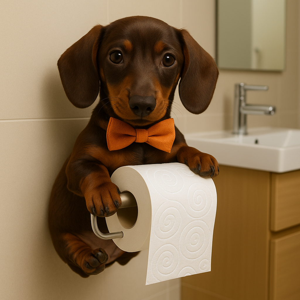 PuppyRoll™ – Toilettenpapierhalter | 50% RABATT