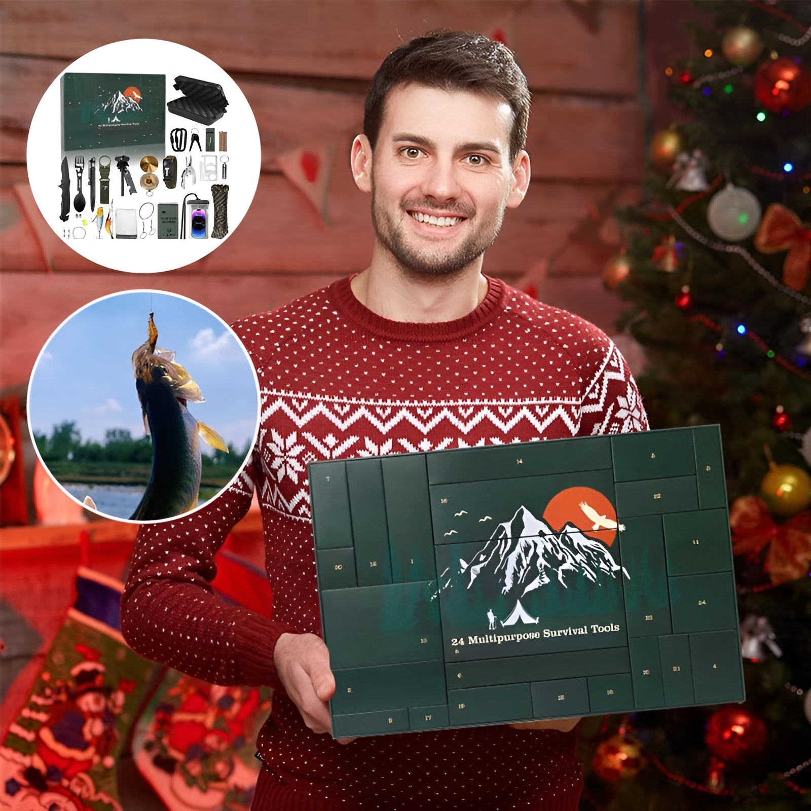 WildWeg  - Adventskalender Survival Kits für Männer - 24 Tage | 50% RABATT