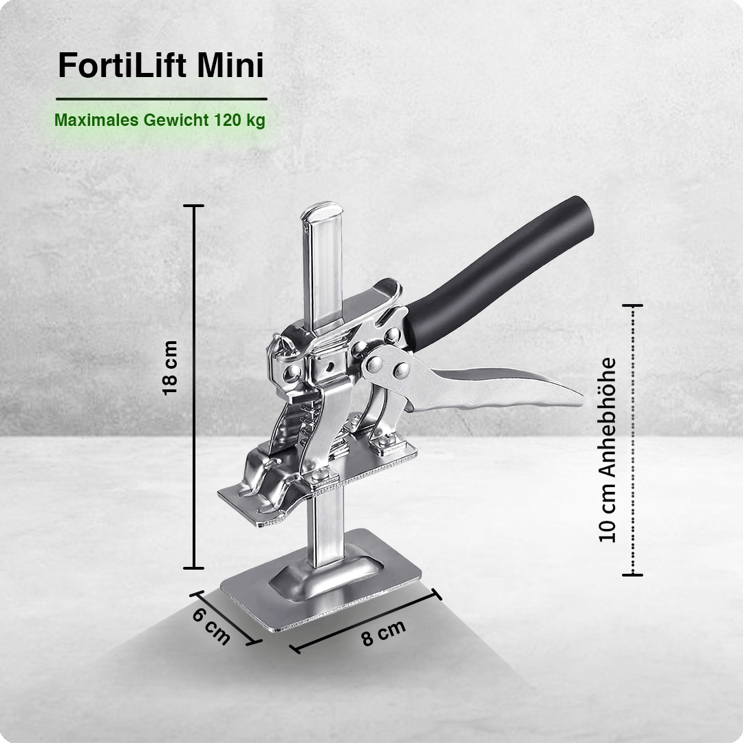 FortiLift™- praktisches Einhandmontagewerkzeug für kraftvolles Heben