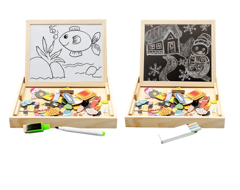 KreativTisch - Magnetischer doppelseitiger Zeichentisch für Kinder | 50% RABATT