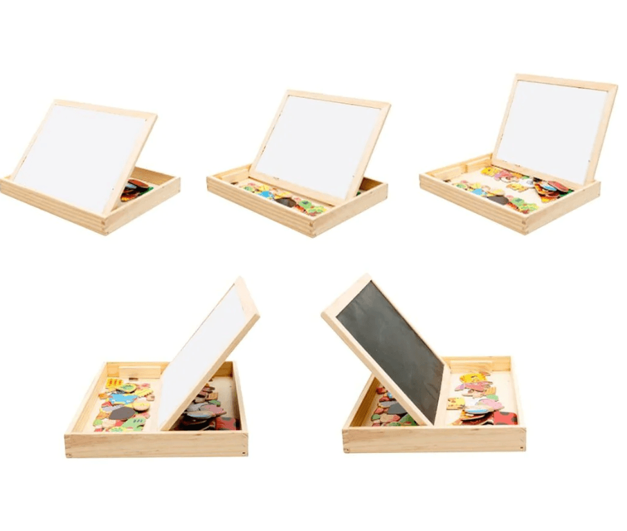 KreativTisch - Magnetischer doppelseitiger Zeichentisch für Kinder | 50% RABATT