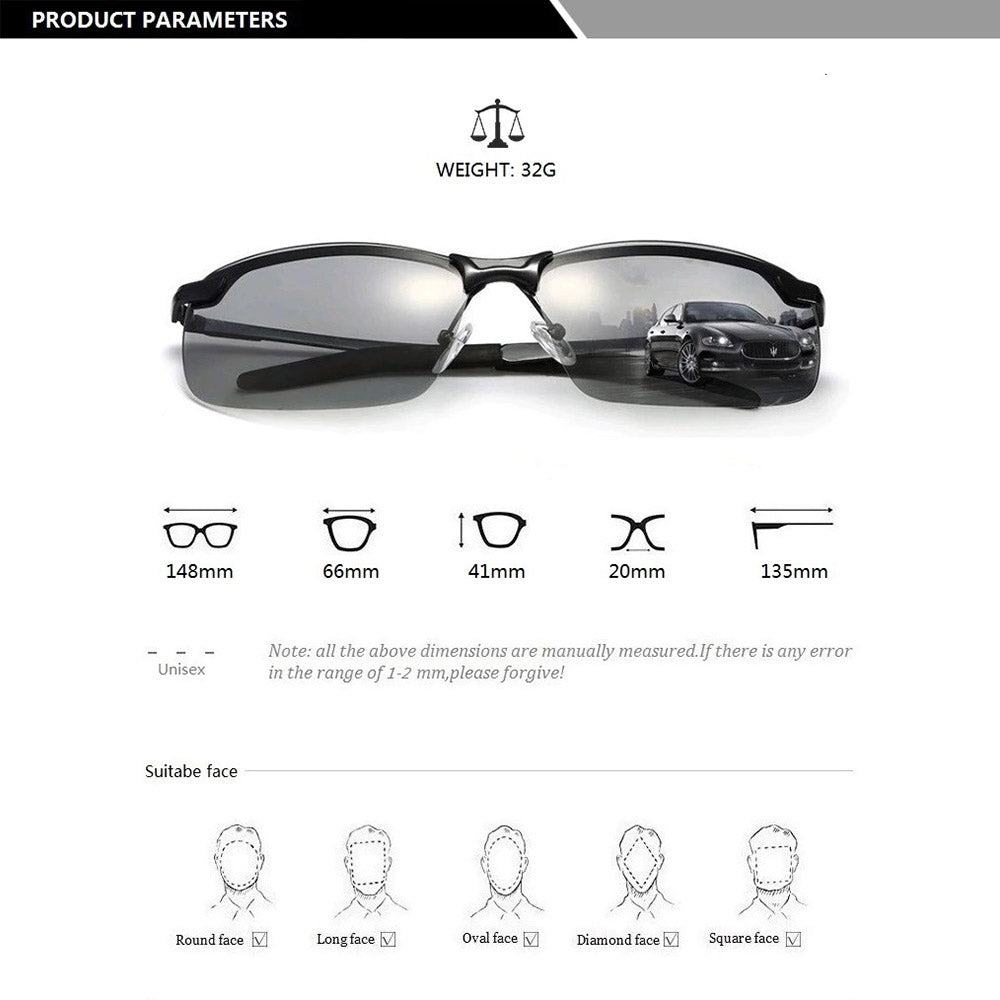Photochrome Sonnenbrillen