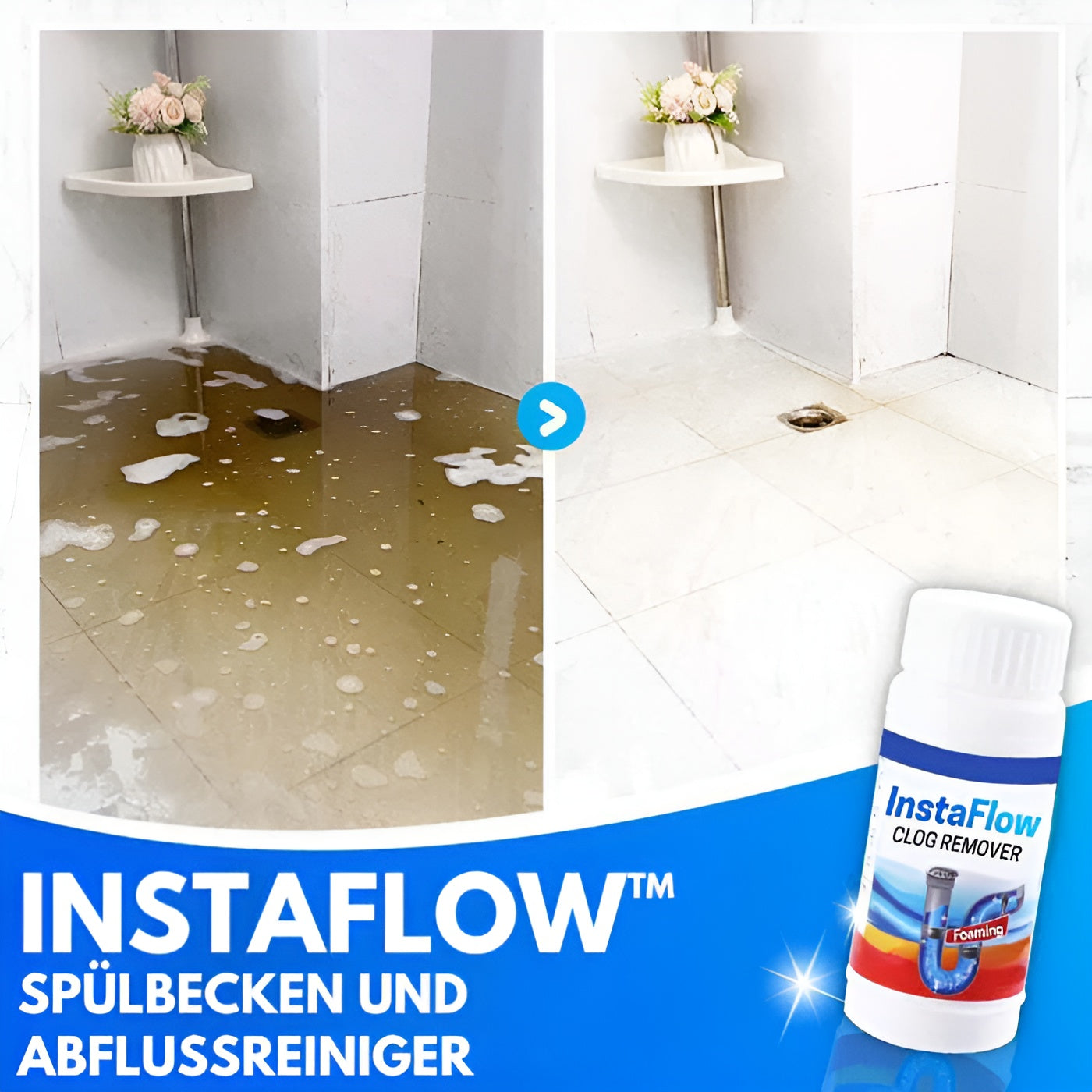 ClearFlow - Schnelle, umweltfreundliche Beseitigung von Verstopfungen | 1+1 GRATIS