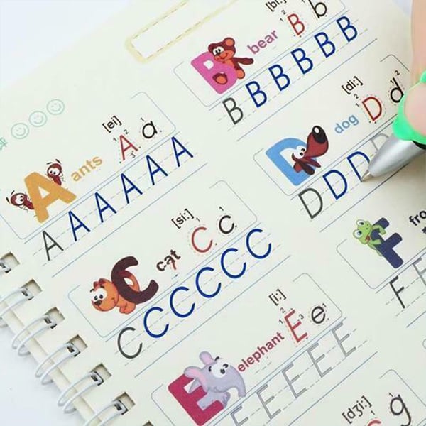 KidBook – 4er-Set Notizbücher mit Zauberstift