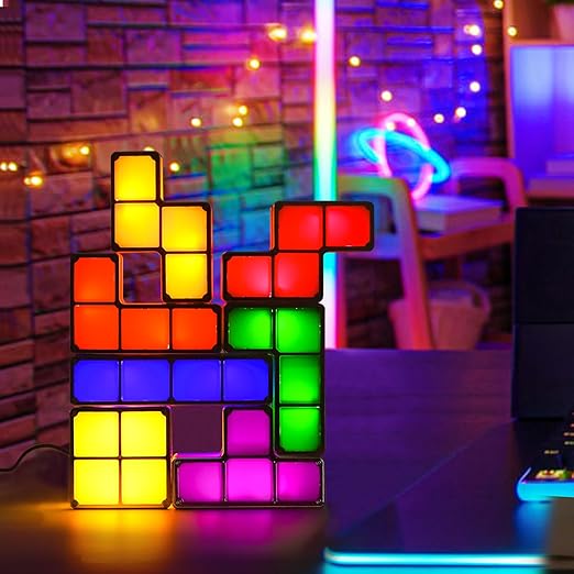 Stimmungslicht Retro Tetris Lampe Licht | 50% RABATT