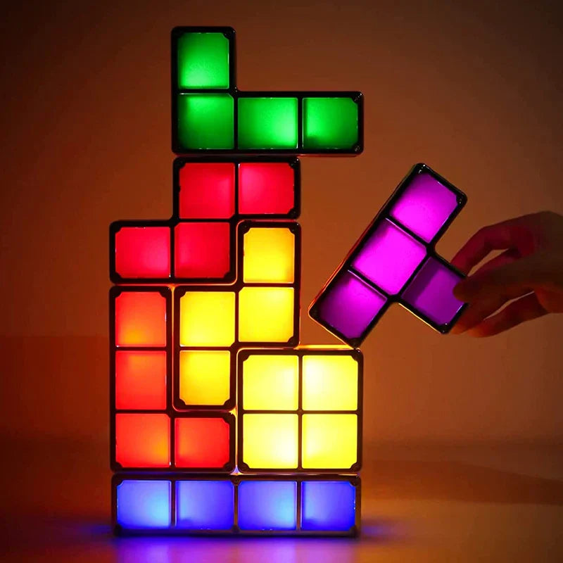 Stimmungslicht Retro Tetris Lampe Licht | 50% RABATT