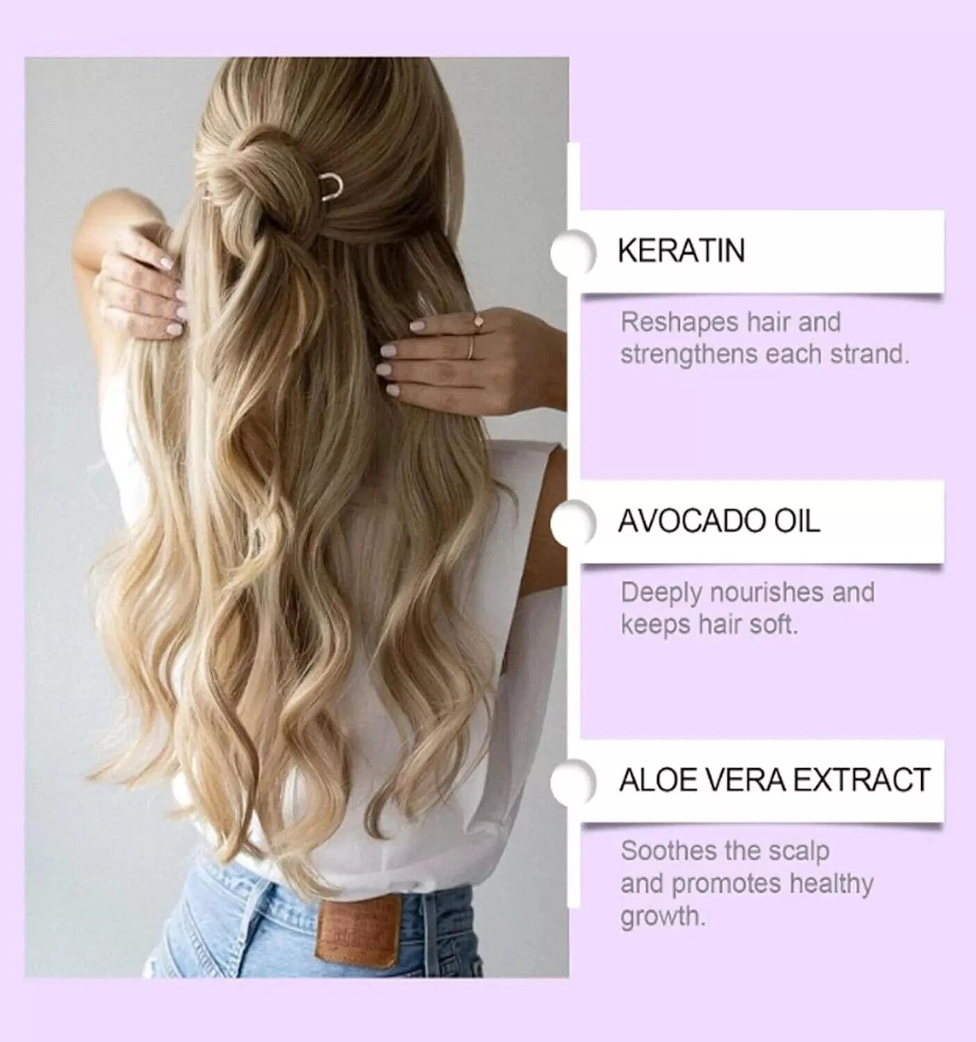 PurpleGlow™ – Keratin Haarmaske gegen Gelbstich | 1+1 GRATIS