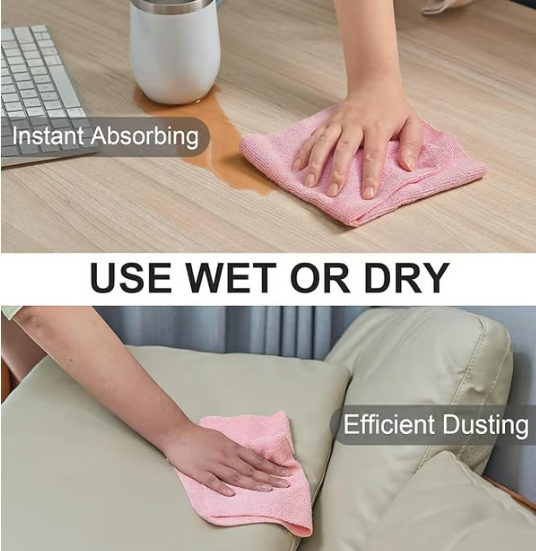 EcoWipe – Wiederverwendbare Mikrofasertuchrolle | 10+10 GRATIS