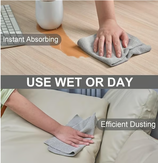 EcoWipe – Wiederverwendbare Mikrofasertuchrolle | 10+10 GRATIS