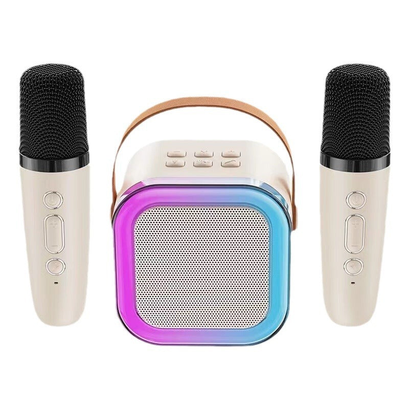 Mini Karaoke System mit drahtlosen Mikrofonen
