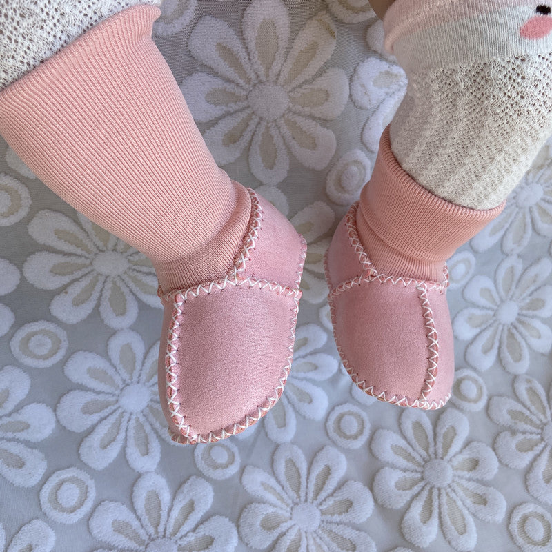 Warme Pelz-Babysocken