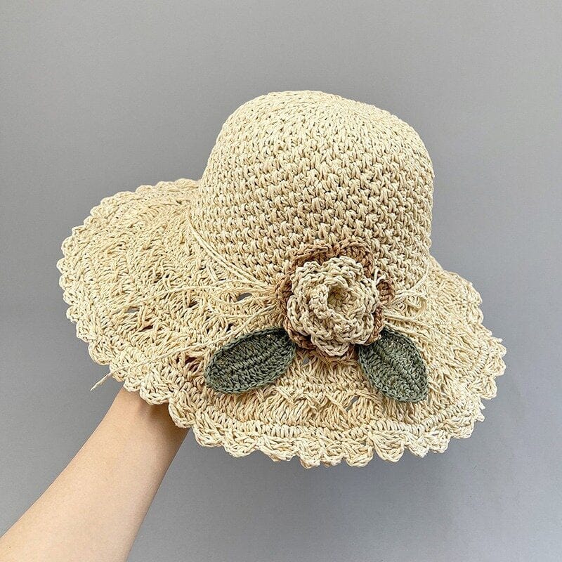 SunCharm™ – Eleganter Häkel-Strohhut mit Sonnenschutz 1 Größe | 1+1 GRATIS