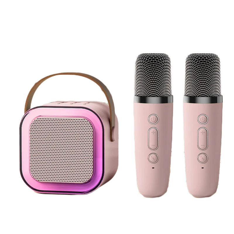 Mini Karaoke System mit drahtlosen Mikrofonen