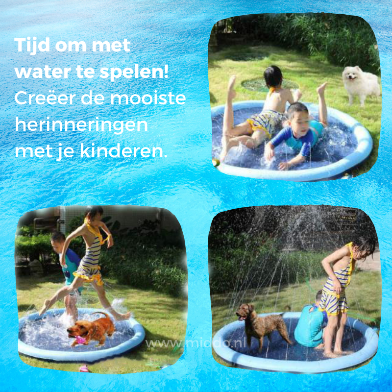Kühlwasservergnügen für Kinder und Haustiere!