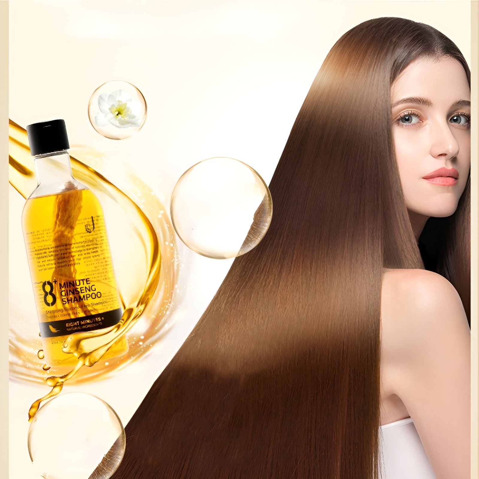 FreshGinsa™ 400 ML -  Silikonölfreie Formel für leicht kämmbares Haar | 1+1 GRATIS