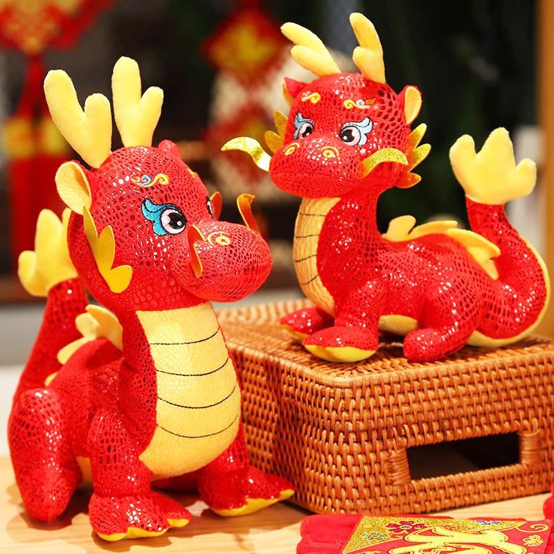 Chinesisches Neujahrsfest Drache Plüschtier