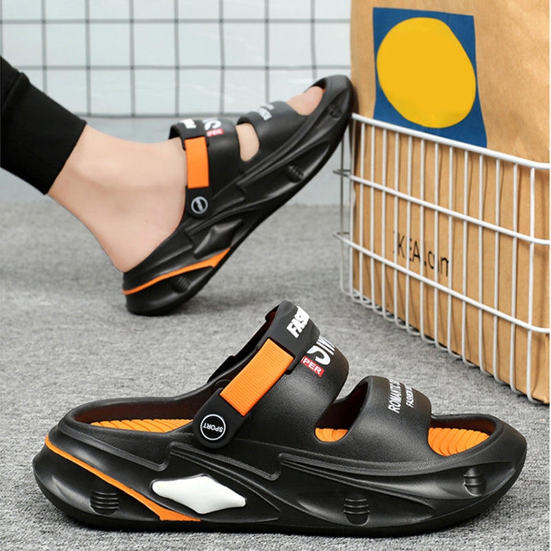 Sandalen mit dicker Sohle und weichem Griff
