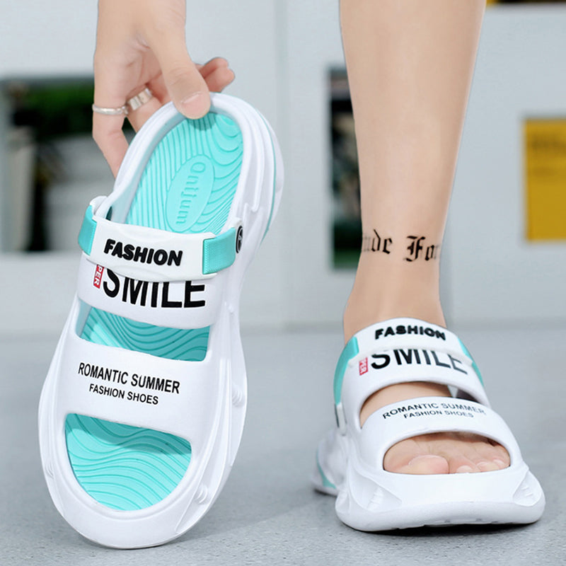 Sandalen mit dicker Sohle und weichem Griff