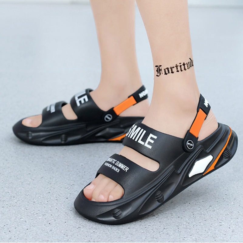 Sandalen mit dicker Sohle und weichem Griff