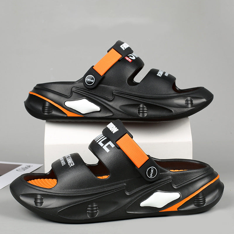 Sandalen mit dicker Sohle und weichem Griff