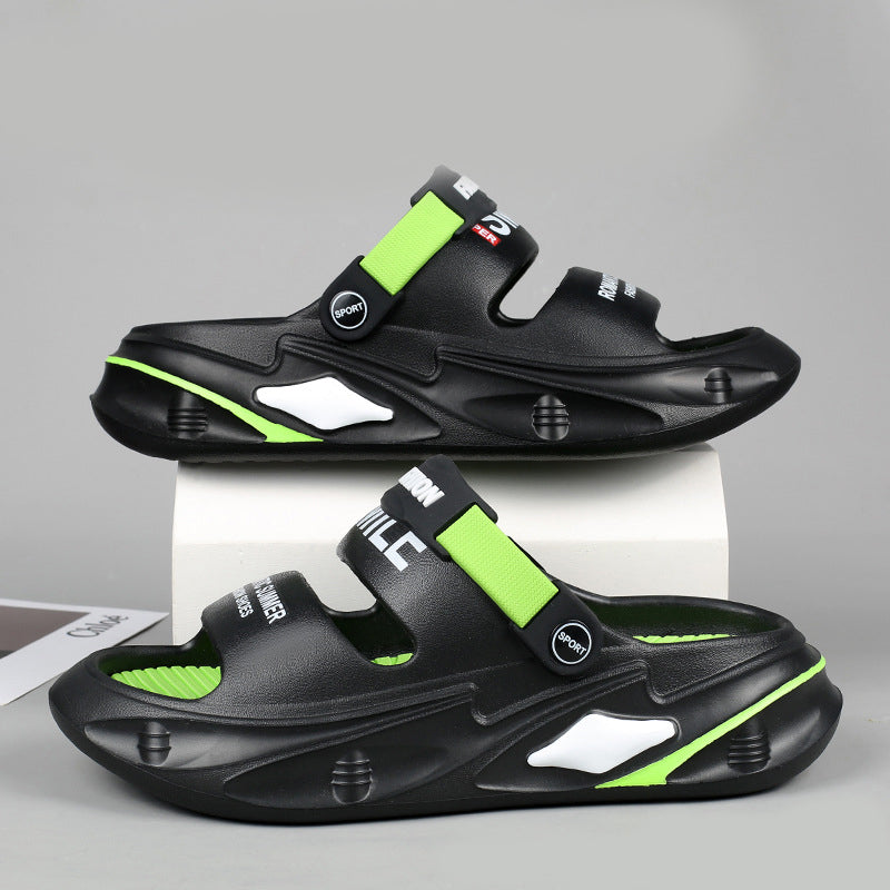 Sandalen mit dicker Sohle und weichem Griff