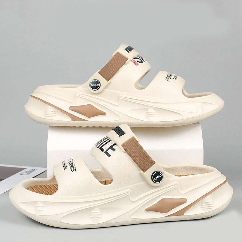 Sandalen mit dicker Sohle und weichem Griff