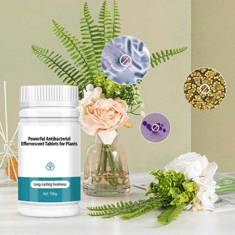 FloraFresh – Sprudeltabletten für längere Blütenpracht | 1+1 GRATIS