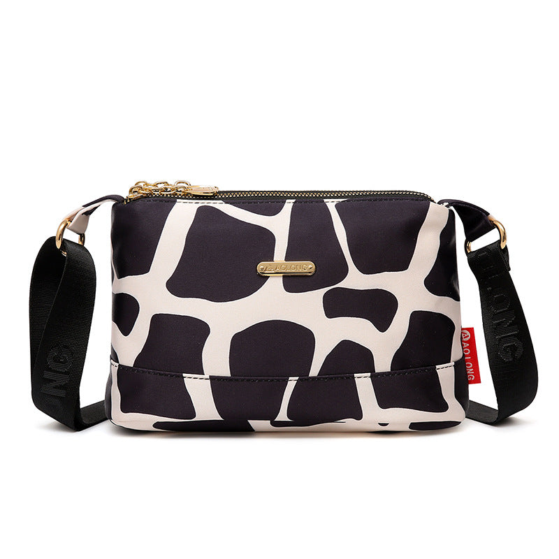 PrintEase™ – Damen Umhängetasche mit Multi-Taschen-Design