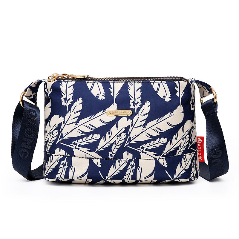 PrintEase™ – Damen Umhängetasche mit Multi-Taschen-Design