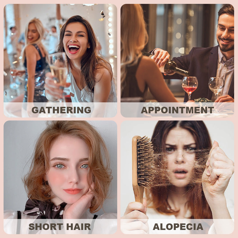 GlamCurlz™ Farbverlauf-Locken-Haarteil