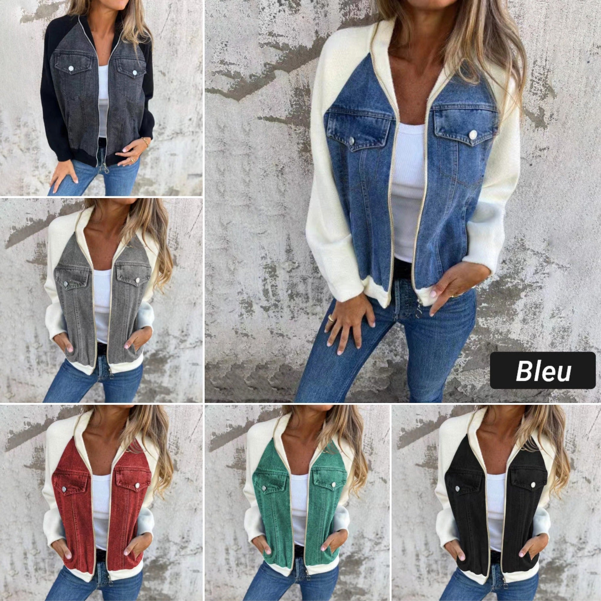 DenimChic – Damen-Jeansjacke