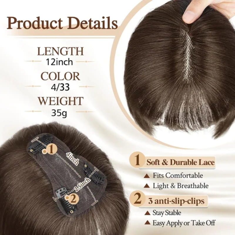 InstaFringe™ – Clip-In Pony für Natürliches Volumen | 50% RABATT