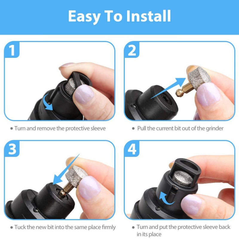 PawGlow – Elektrisches Haustier-Nagelpoliergerät