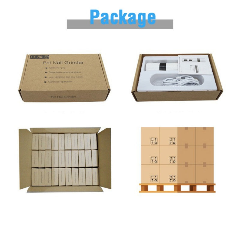 PawGlow – Elektrisches Haustier-Nagelpoliergerät