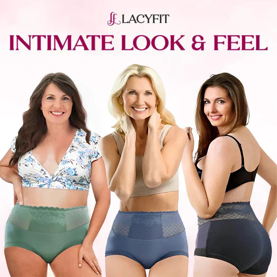 LaceEase – High Waist Komfortslip | 1+2 GRATIS