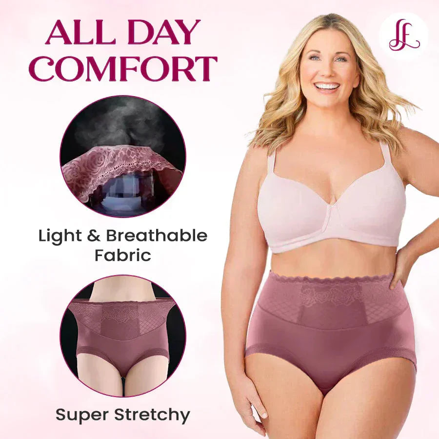 LaceEase – High Waist Komfortslip | 1+2 GRATIS