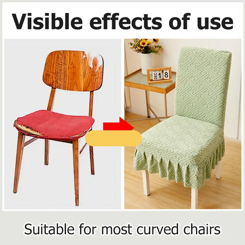 LuxuraSoft Chair Covers – Sofort ein stilvolles Upgrade | 4 Stück