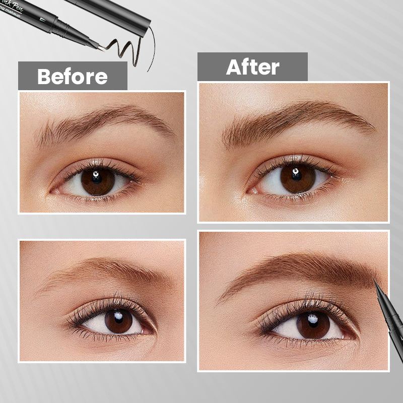 BrowMaster™ – 2-in-1 Flüssiges Augenbrauenstift | 1+1 GRATIS