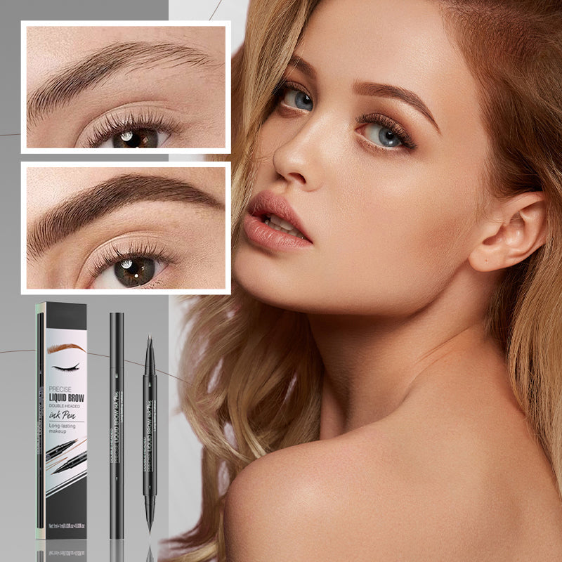 BrowMaster™ – 2-in-1 Flüssiges Augenbrauenstift | 1+1 GRATIS