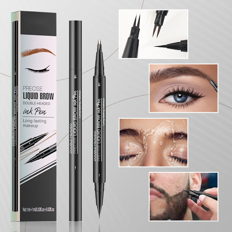 BrowMaster™ – 2-in-1 Flüssiges Augenbrauenstift | 1+1 GRATIS