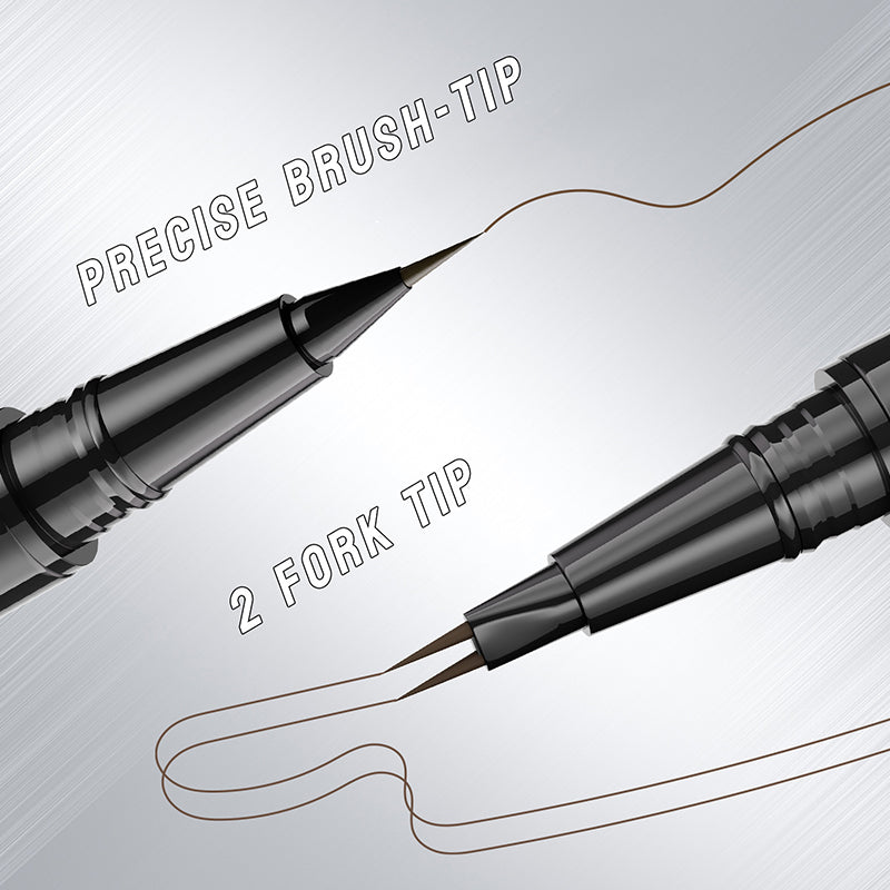 BrowMaster™ – 2-in-1 Flüssiges Augenbrauenstift | 1+1 GRATIS