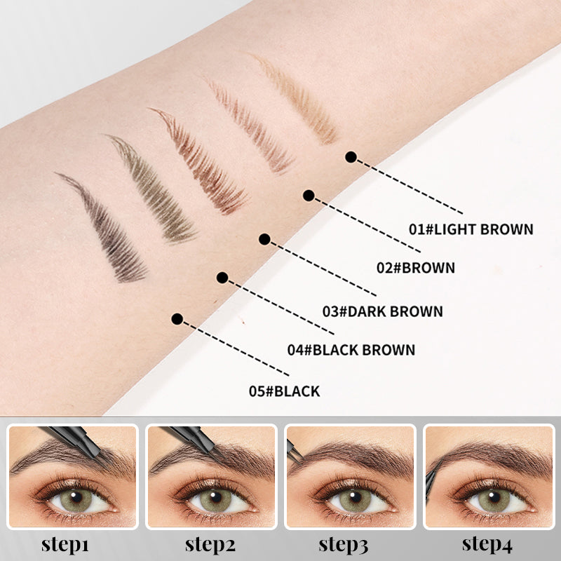 BrowMaster™ – 2-in-1 Flüssiges Augenbrauenstift | 1+1 GRATIS