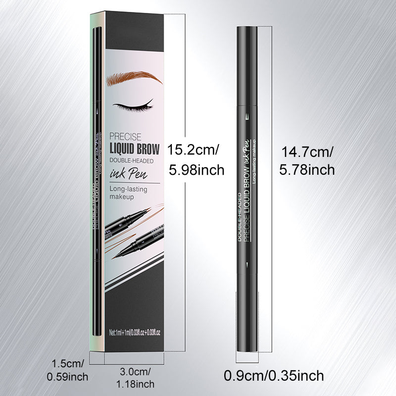 BrowMaster™ – 2-in-1 Flüssiges Augenbrauenstift | 1+1 GRATIS