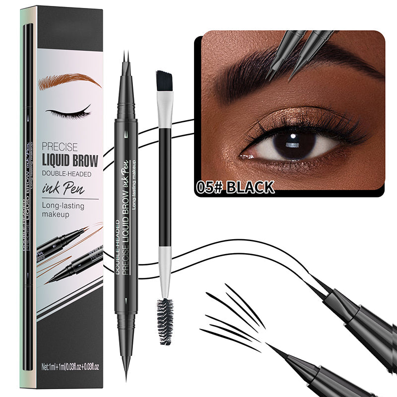 BrowMaster™ – 2-in-1 Flüssiges Augenbrauenstift | 1+1 GRATIS