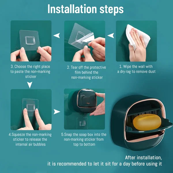 AquaHold – Wasserdichte Seifenschale | 1+1 GRATIS