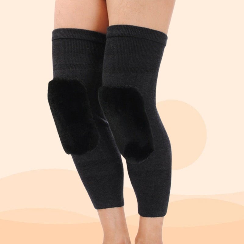 WinterKnee – Gepolsterte Plüsch-Knieschoner | 1+1 GRATIS