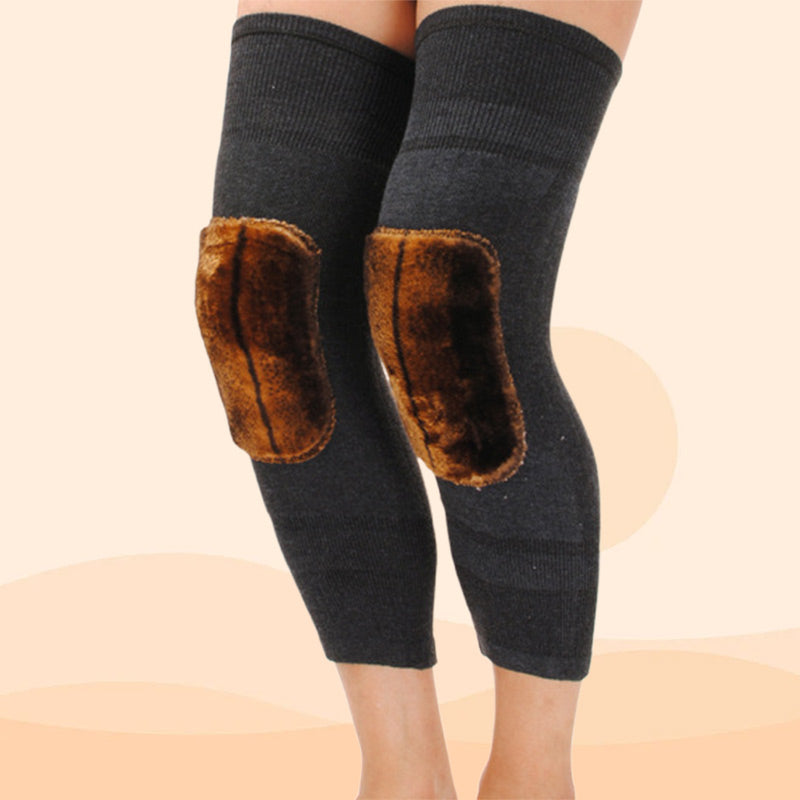 WinterKnee – Gepolsterte Plüsch-Knieschoner | 1+1 GRATIS