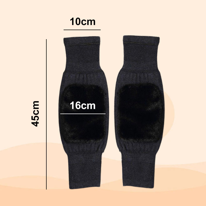 WinterKnee – Gepolsterte Plüsch-Knieschoner | 1+1 GRATIS